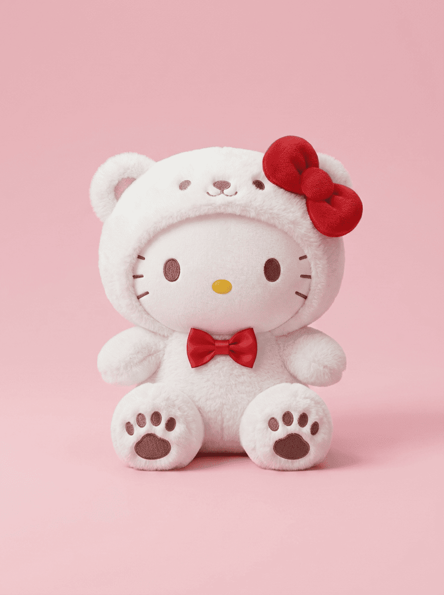 Hello Kitty White Plush Toy
