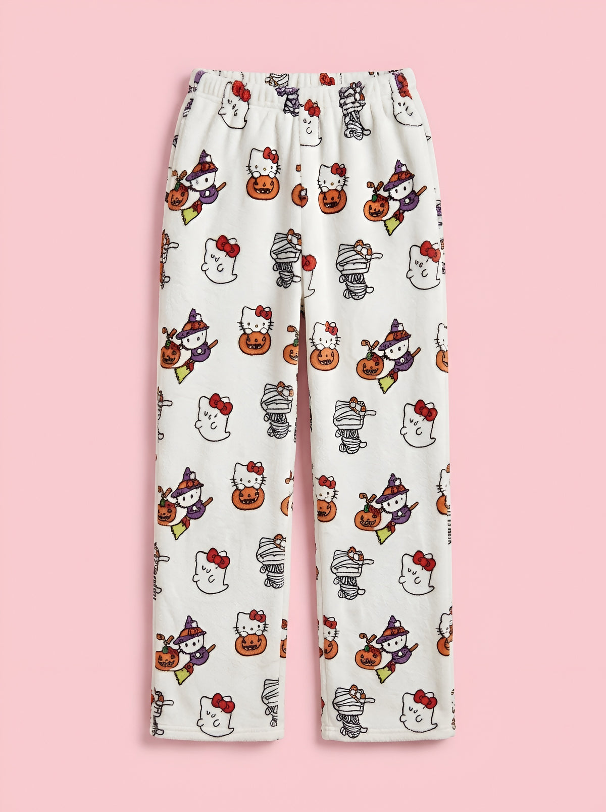 Hello Kitty Pajama Pants - Halloween/Orange